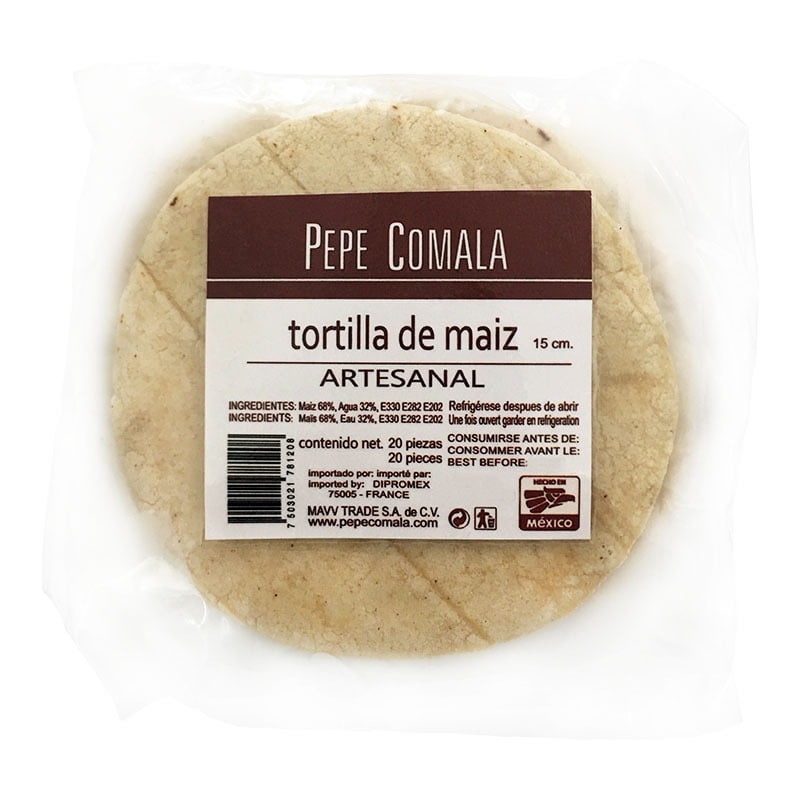 Corn Tortillas Pepe Comala 15 cm